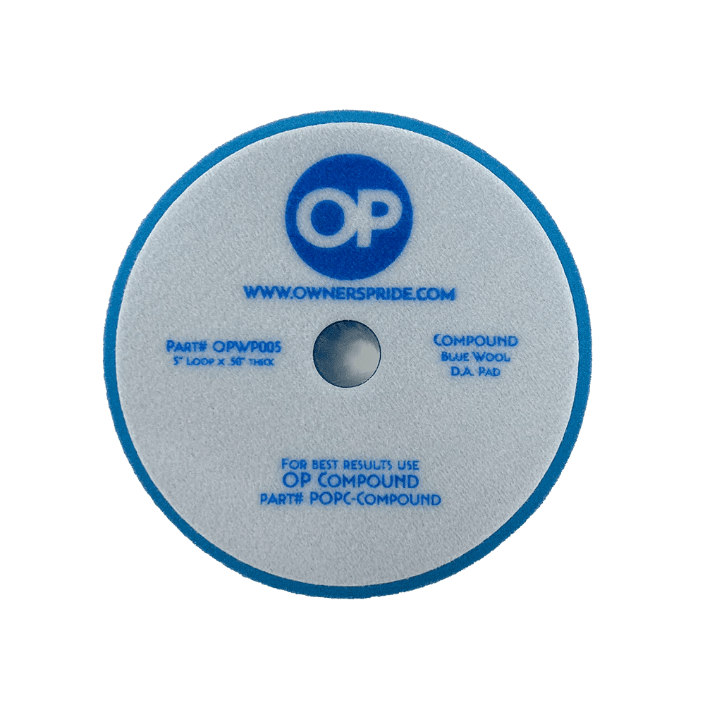 OP Blue Wool Pad - Owner's Pride Canada